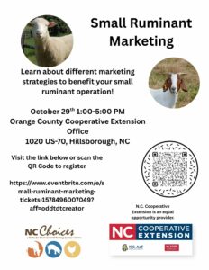 Cover photo for Small Ruminant Marketing Workshop